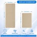 Bathtub Mat Fast Drying Bath Tub Mats Beige 24x16 Inch