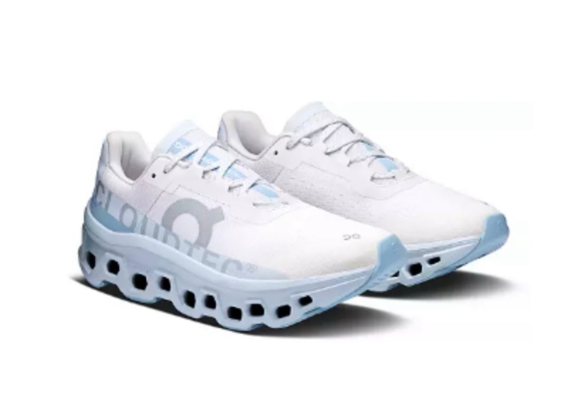 On Cloudmonster for Women -Blue Frost Sz 8