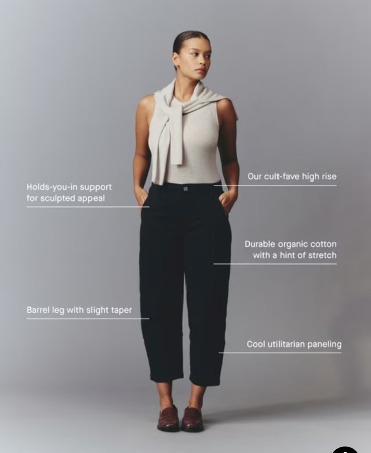 NWT Everlane Utility Barrel jeans pants size 2