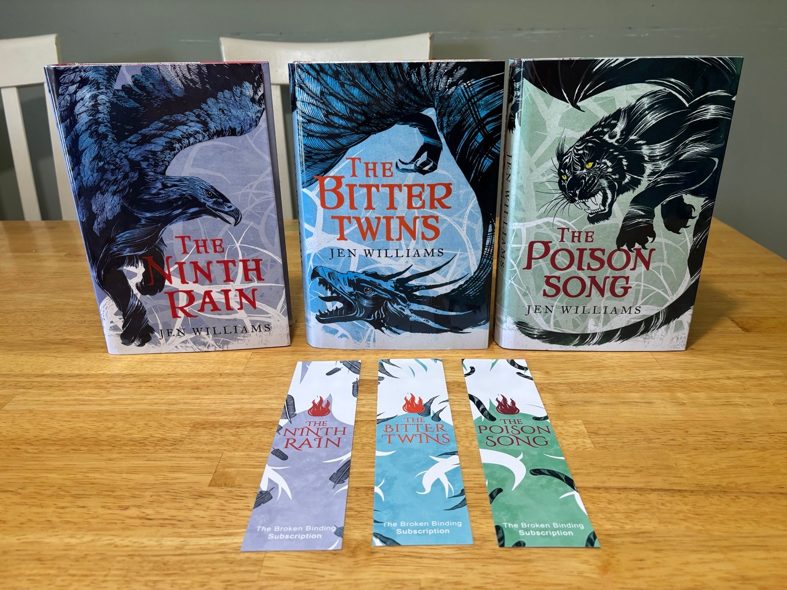 Broken Binding Winnowing Flame trilogy