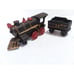 Antique Cast Iron Toy Train Steam Locomotive #50 Engine and Coal Car
