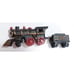 Antique Cast Iron Toy Train Steam Locomotive #50 Engine and Coal Car