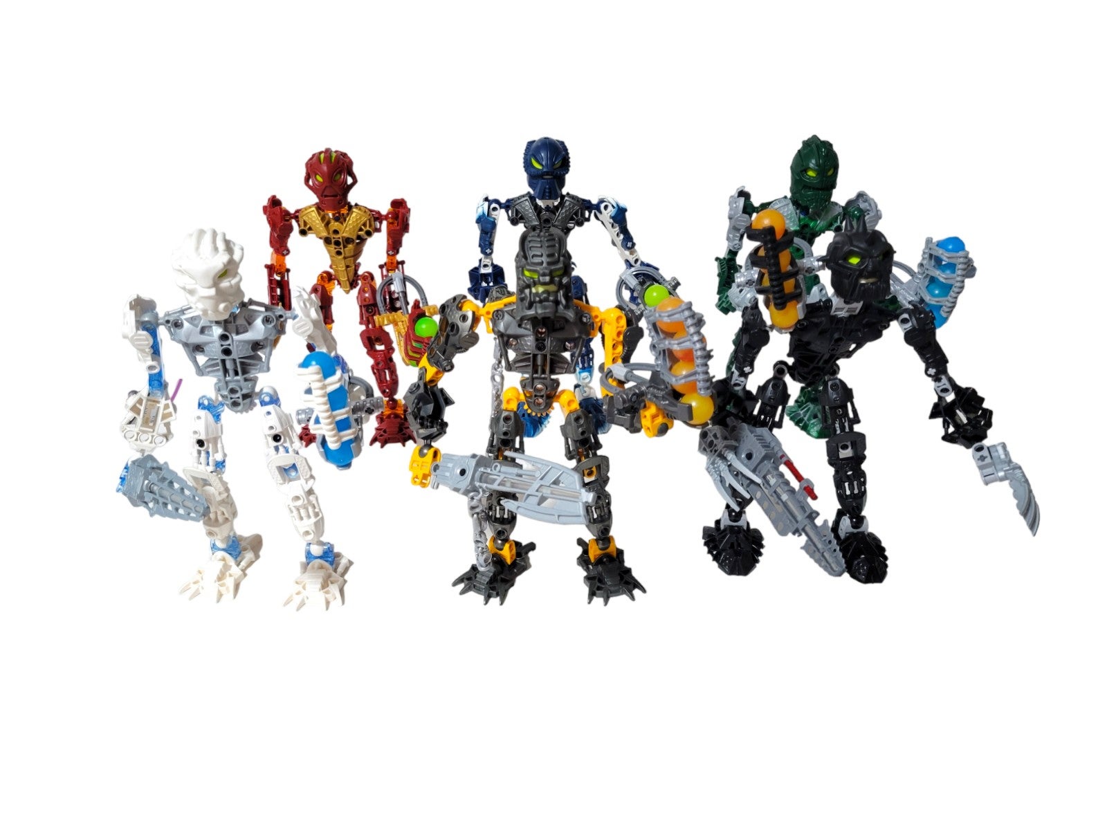 Lego Bionicle lot Toa Inika Complete Set of 6 8727 8728 8729 8730 8731 8732