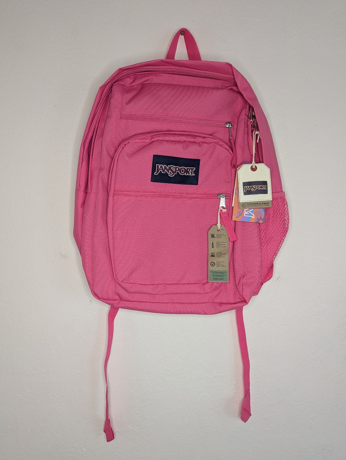 NWT Jansport Big Student Posh Pink Backpack