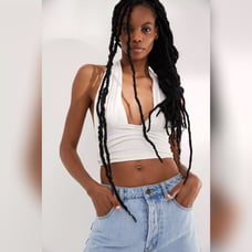 Princess Poly Crop Halter