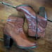Frye Patty Artisan Zip Heel Boots Women's 11