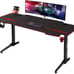 55 T-Shaped Legs Computer Gaming Desk