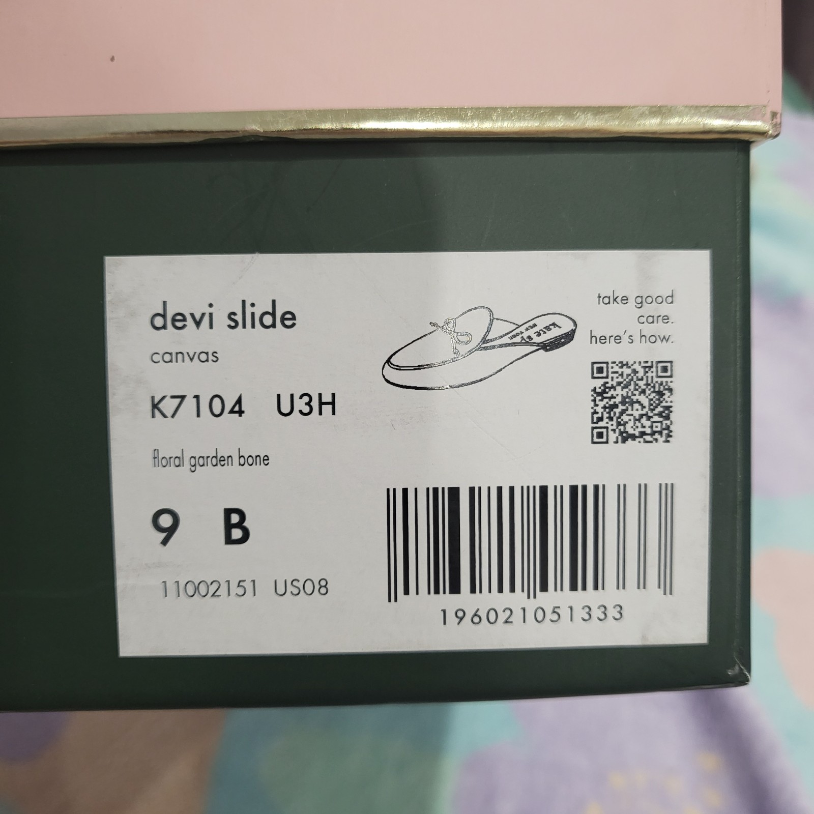 Kate Spade New York shops Floral Devi Embroidered Canvas Mules Size 9