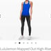 Lululemon mapped out high-rise tight