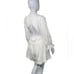 Luxxel White Eyelete Lace Open Back Cotton Romper