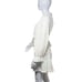 Luxxel White Eyelete Lace Open Back Cotton Romper