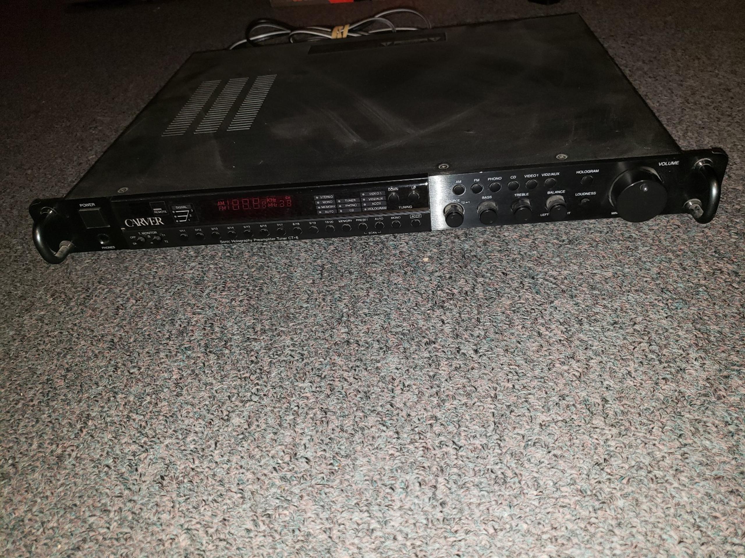 Carver CT-6 Preamplifier
