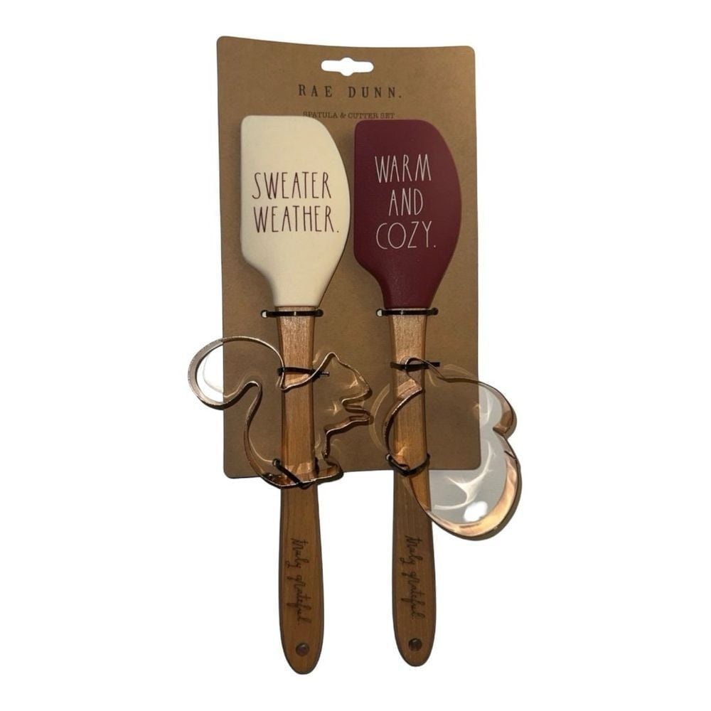 Rae Dunn Spatula & Cutter Set