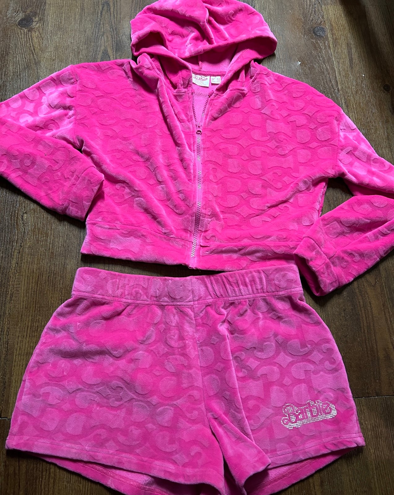 Barbie Hoodie and Shorts Set
