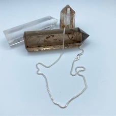 Sterling Silver Round Box Chain 16”