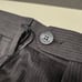 Versace Collection Men's Wool Striped Dress Black Pants Size 46it