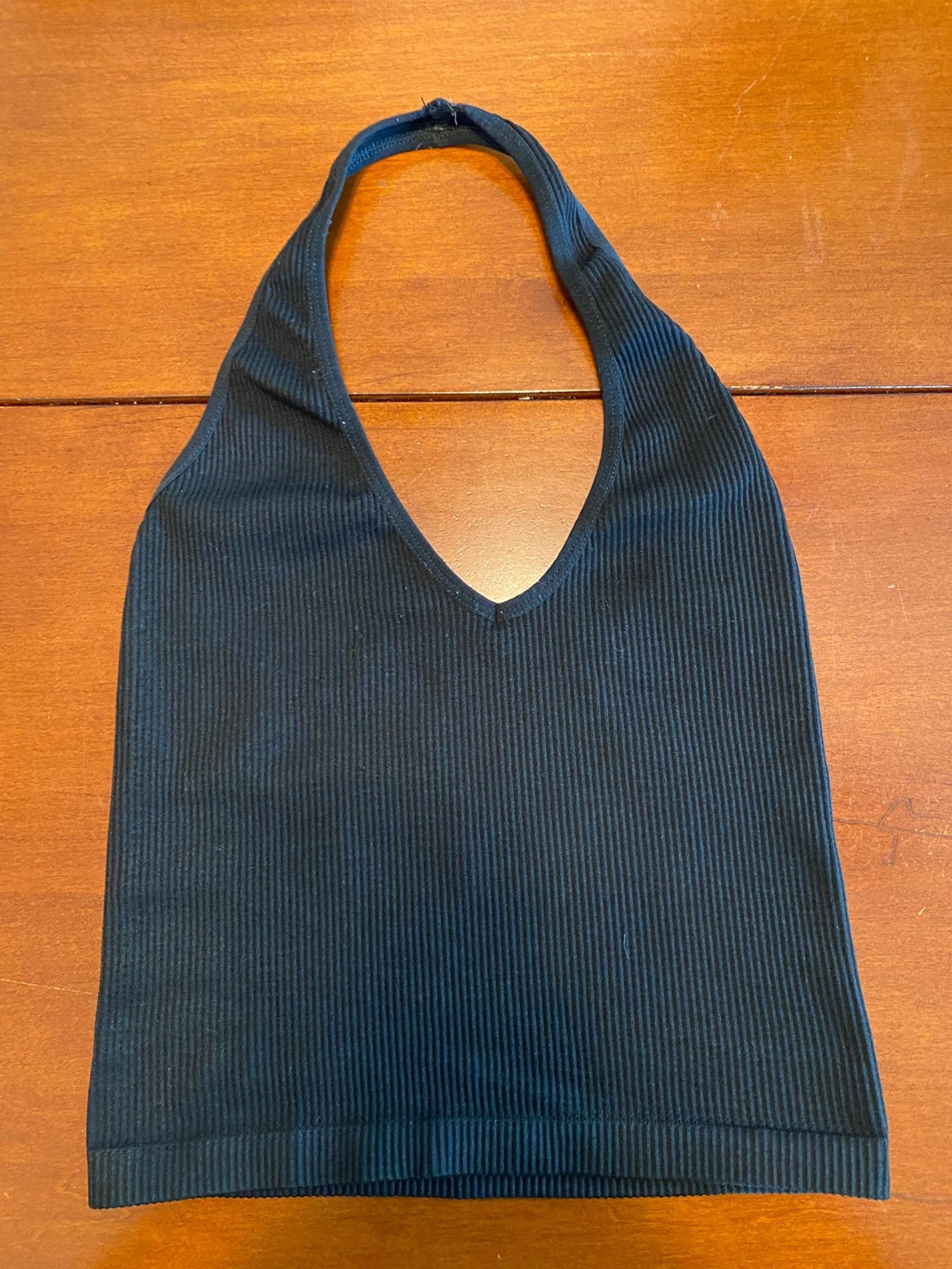 UO black halter tank top