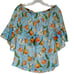 Hale Bob off-the shoulder cotton voile Orchid Top, estimate size Large