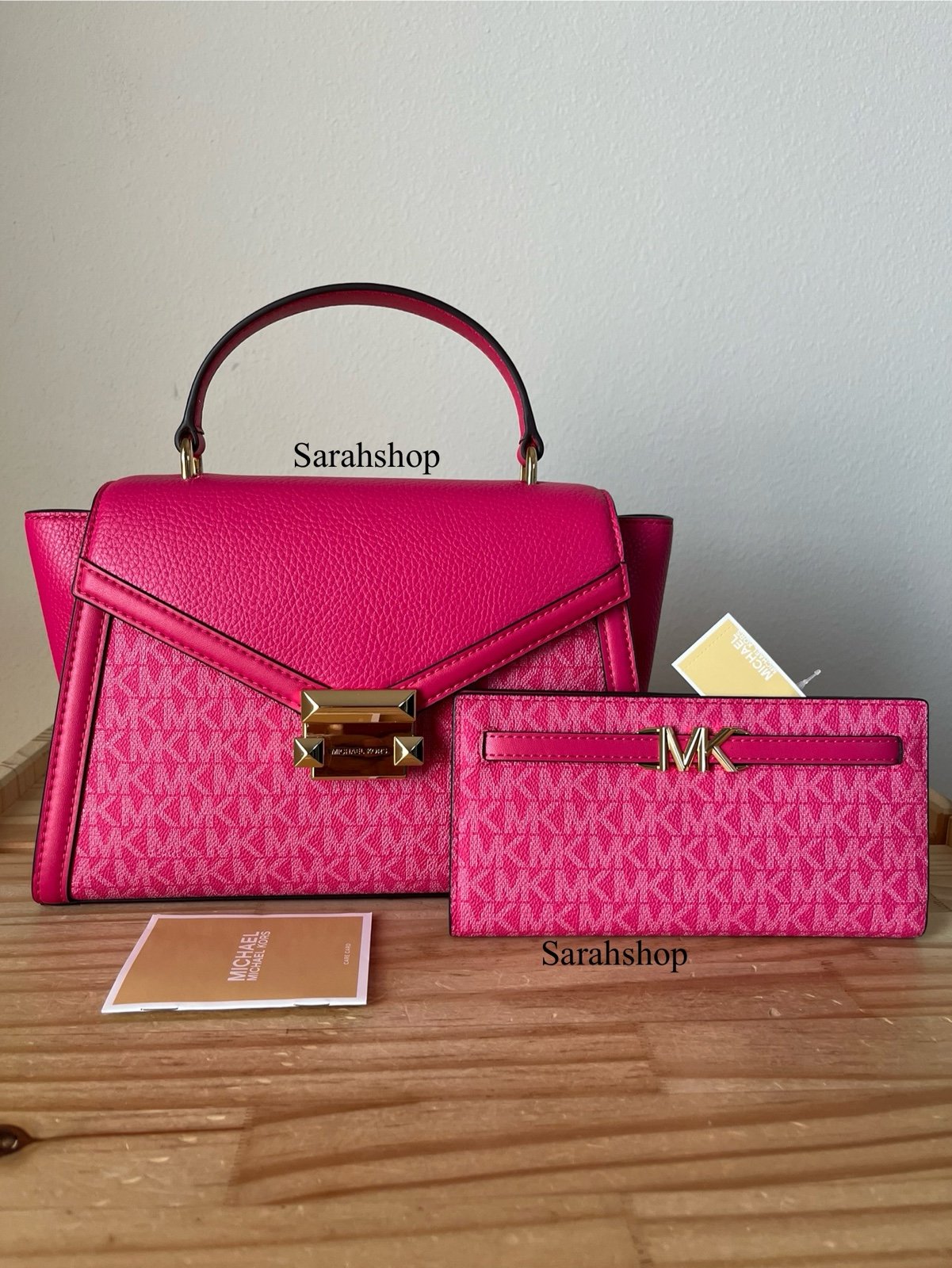 Michael Kors Whitney MD flap top handle satchel set