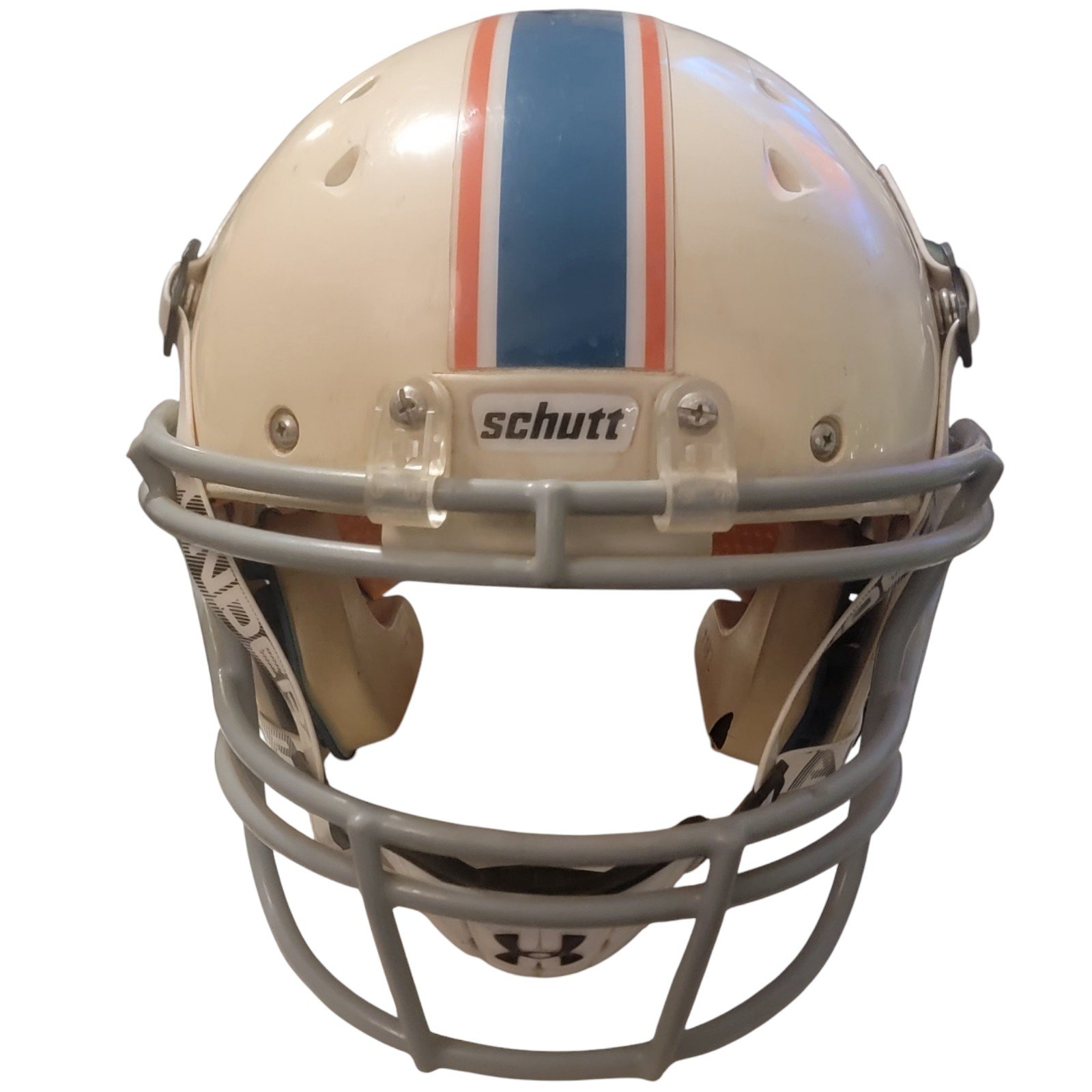 Schutt Recruit Hybrid Youth Miami Dolphins Custom Helmet 2016 Season Size Medium