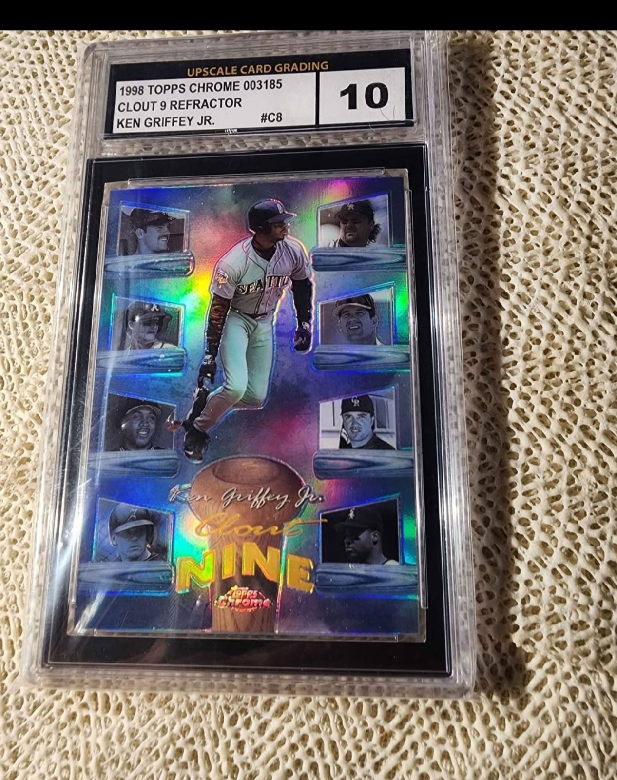 Ken Griffey Jr 1998 Topps Chrome Clout 9 C8 Insert Hof UCG 10 GEM MINT!!