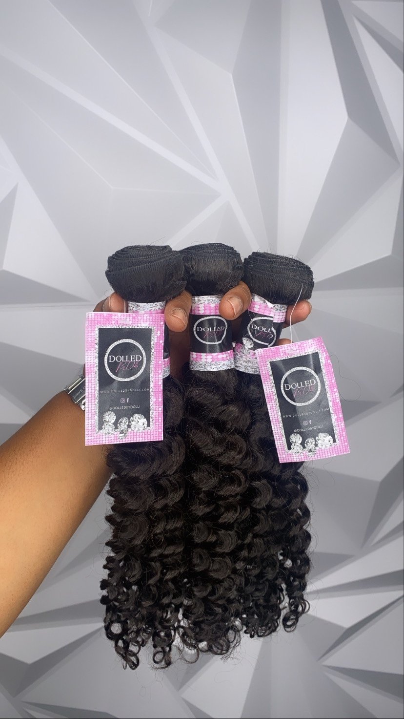 Virgin hair weave