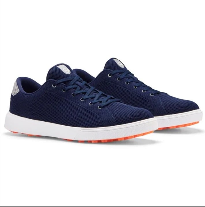 Peter Millar Men's Size 10 Drift Hybrid Course Golf Shoes Navy MSRP 175