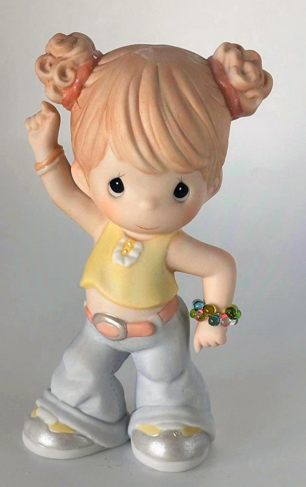 Precious Moments Disco Girl with Pigtails