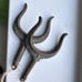 Vintage Pair Oar Locks 5 Yellow Brass Metal Heavy Duty Boat Nautical Rowing