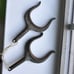 Vintage Pair Oar Locks 5 Yellow Brass Metal Heavy Duty Boat Nautical Rowing