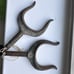 Vintage Pair Oar Locks 5 Yellow Brass Metal Heavy Duty Boat Nautical Rowing