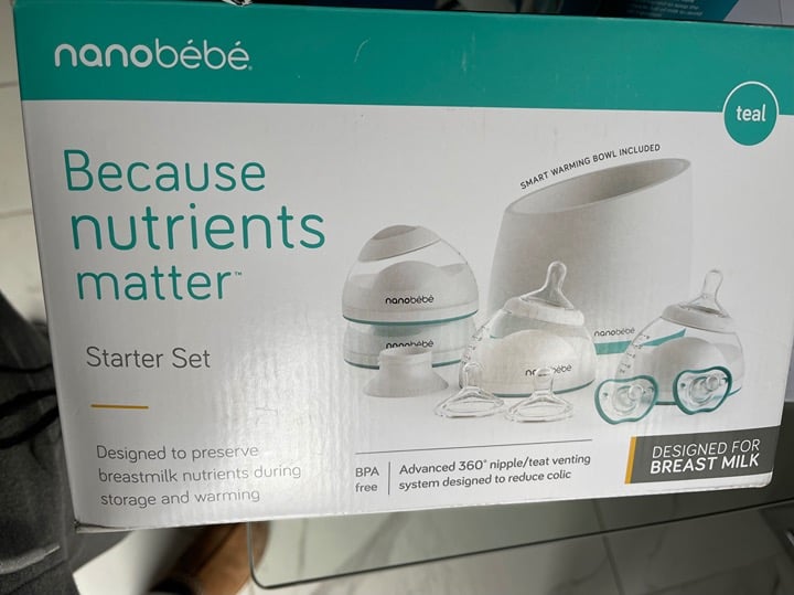 Nanobebe starter set plus 3 bottle set
