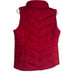 NWT Lands End Womens Red Puffer Down Vest Sz S Full Zip 600 Hyper Dry Red