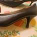 Bruno Magli Pointed Toe Dress Pumps Black Leather Size 9 B Made In Italy