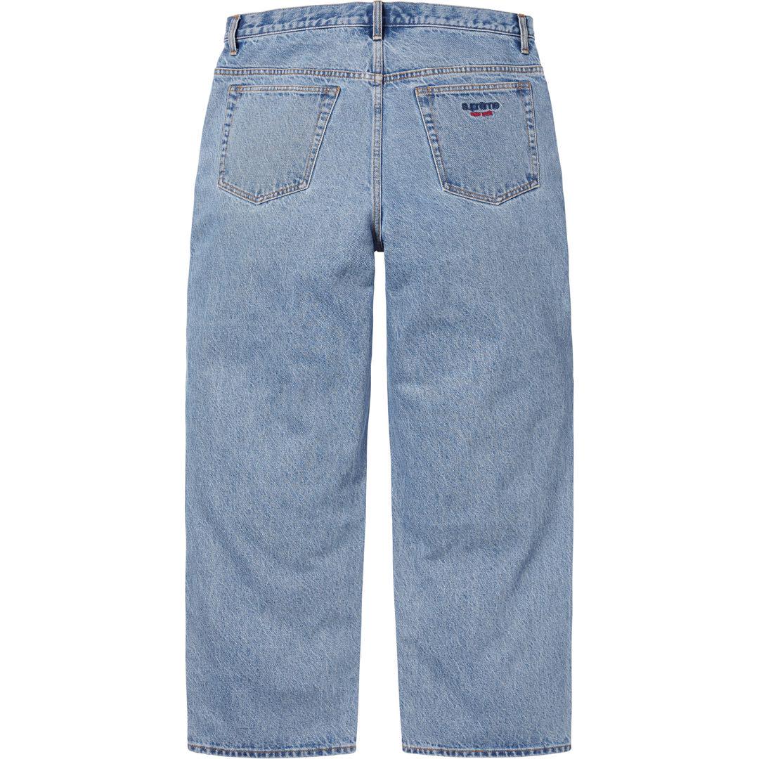 Supreme Baggy Jean Washed Indigo Men's - US