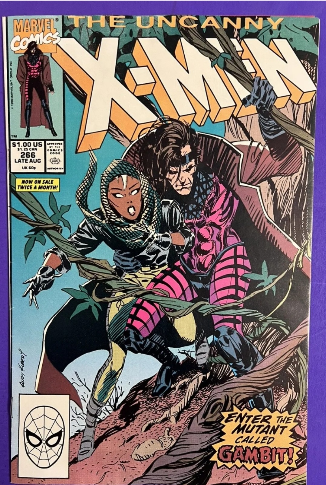 Uncanny X-Men #266 - 1st App Gambit Marvel Comics 1990 High Grade