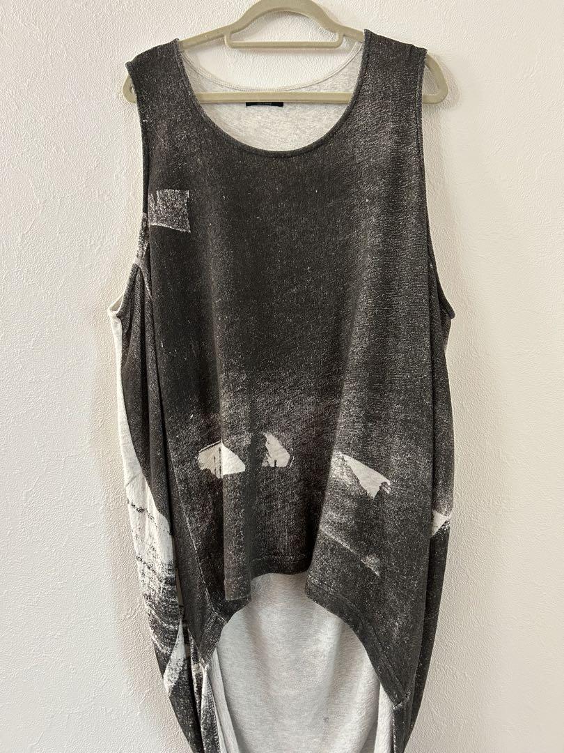 Excellent Condition Sensounico Moyuru Moe Art Print Tunic Vest? Size 40