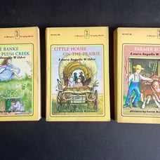 Set of 3 books by Laura Ingalls Wilder 1971. Used, Old, but in good condition