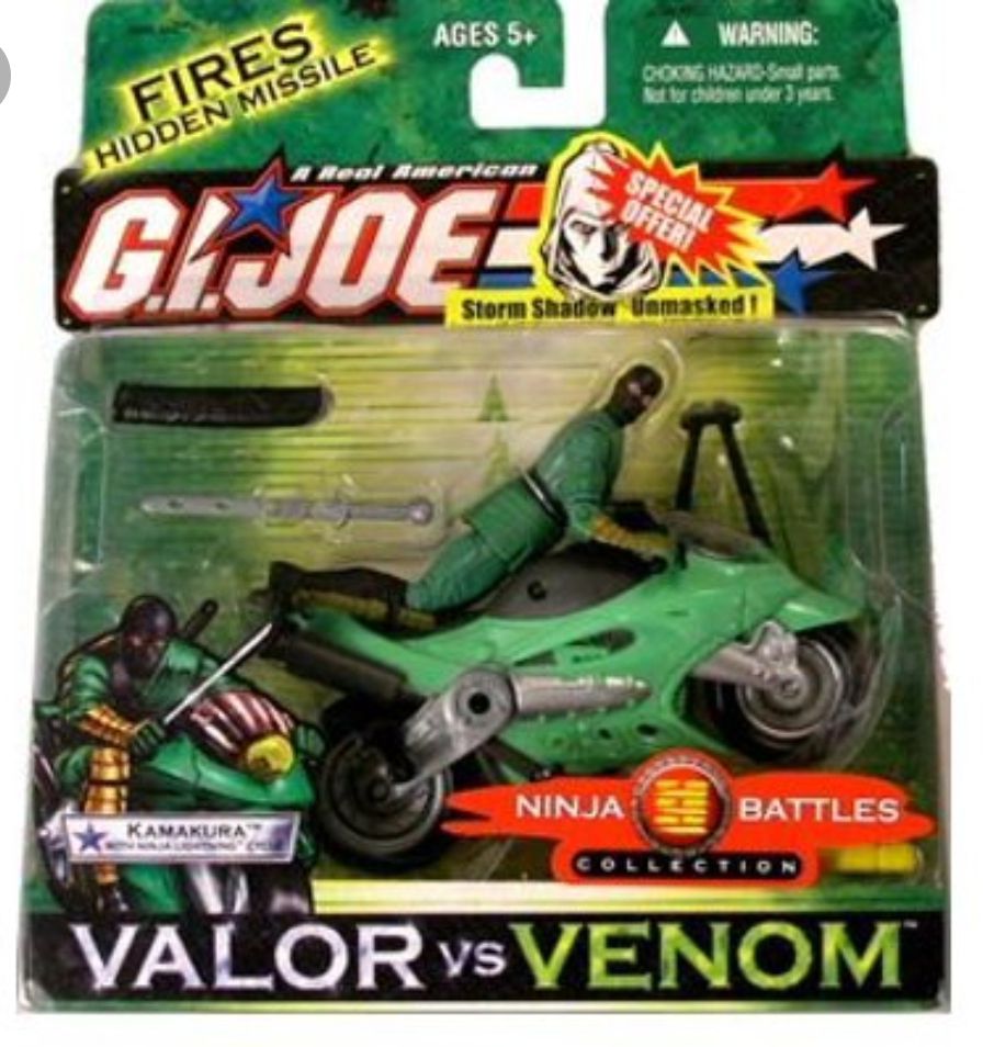 GI Joe KAMAKURA W NINJA LIGHTNING CYCLE