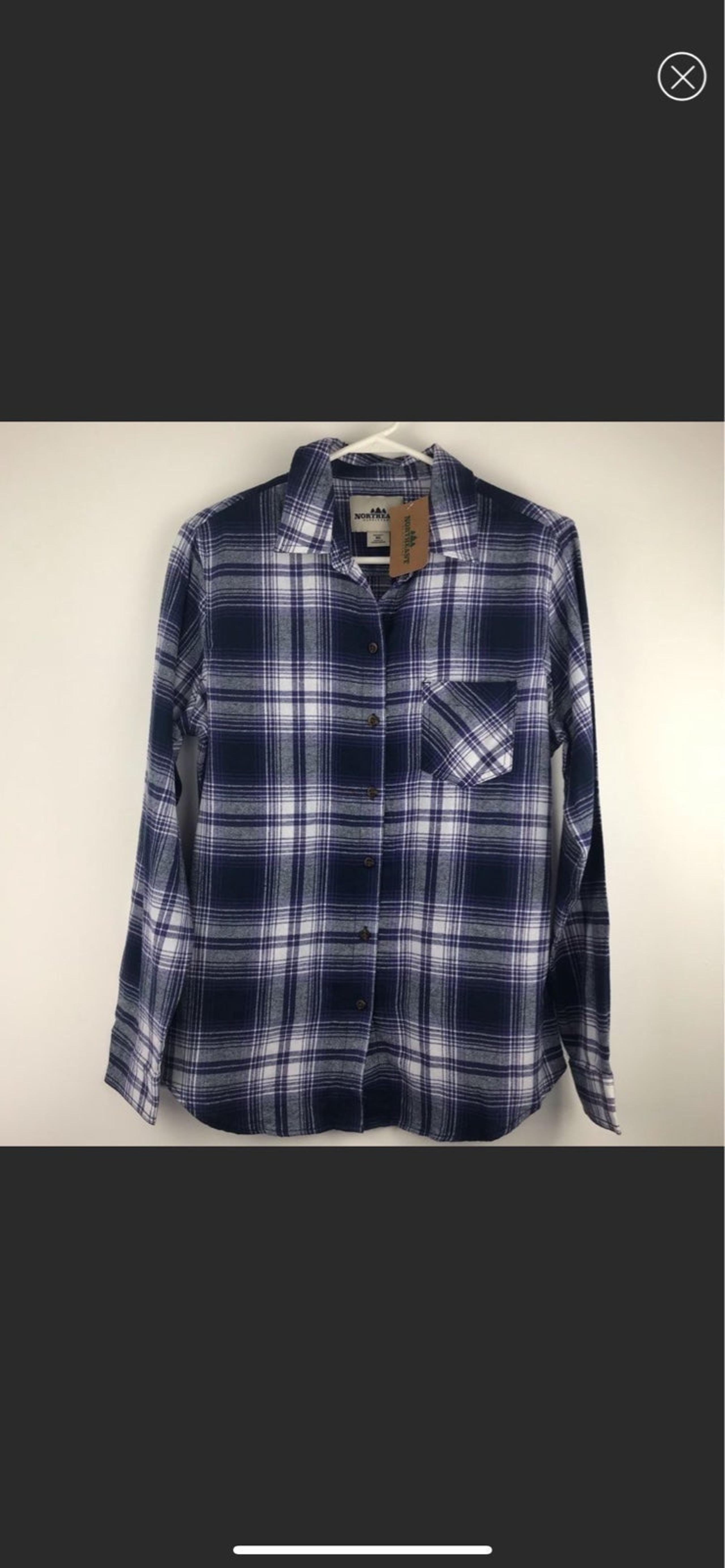 NWT warm soft lightweight flannel women’s size small