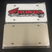 Honda Brand New Front Vanity Metal Plate Frame Holder (2 Pack)