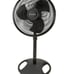 Oscillating Adjustable Pedestal Fan with 3-Speeds, S16500, Black