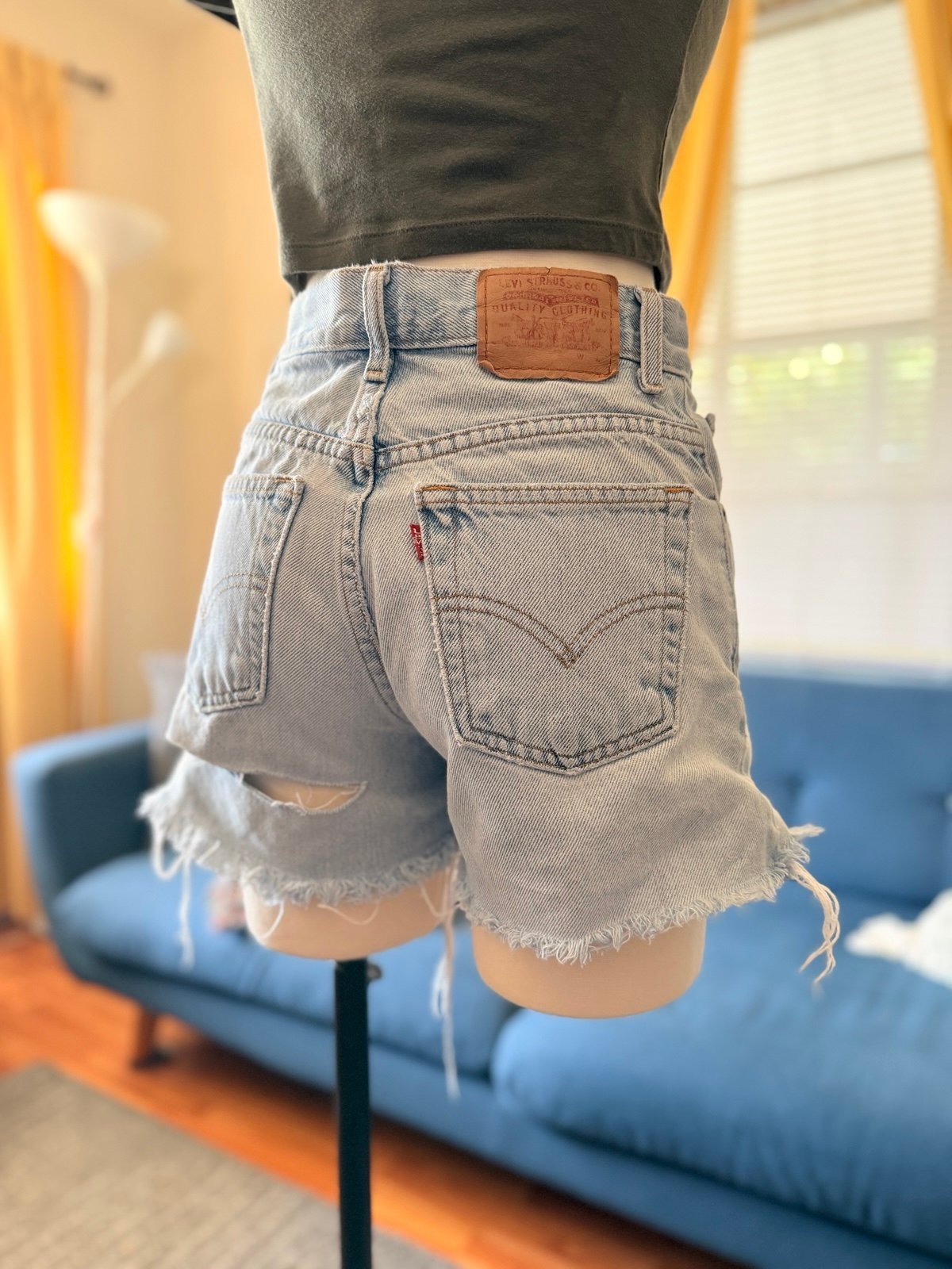Vintage Levi’s Denim Shorts Cut Offs Size 3 JR
