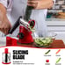Geedel Rotary Cheese Grater Kitchen Mandoline Vegetable Slicer