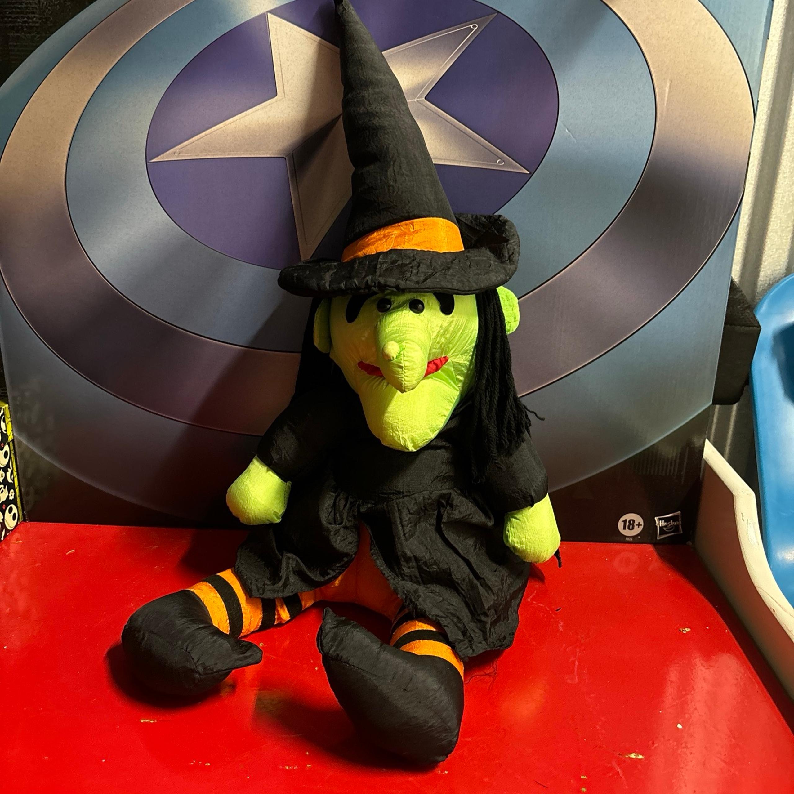 Parachute Witch International Silver Co Plush Stuffed Nylon 22" 1993 Tags