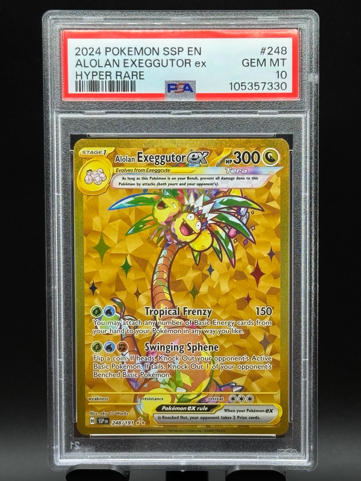 PSA 10 Alolan Exeggutor ex #248