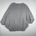 Ann Taylor Gray Dolman Sleeve Drop Shoulder Sweater Size M Wool Blend Cozy