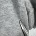 Ann Taylor Gray Dolman Sleeve Drop Shoulder Sweater Size M Wool Blend Cozy