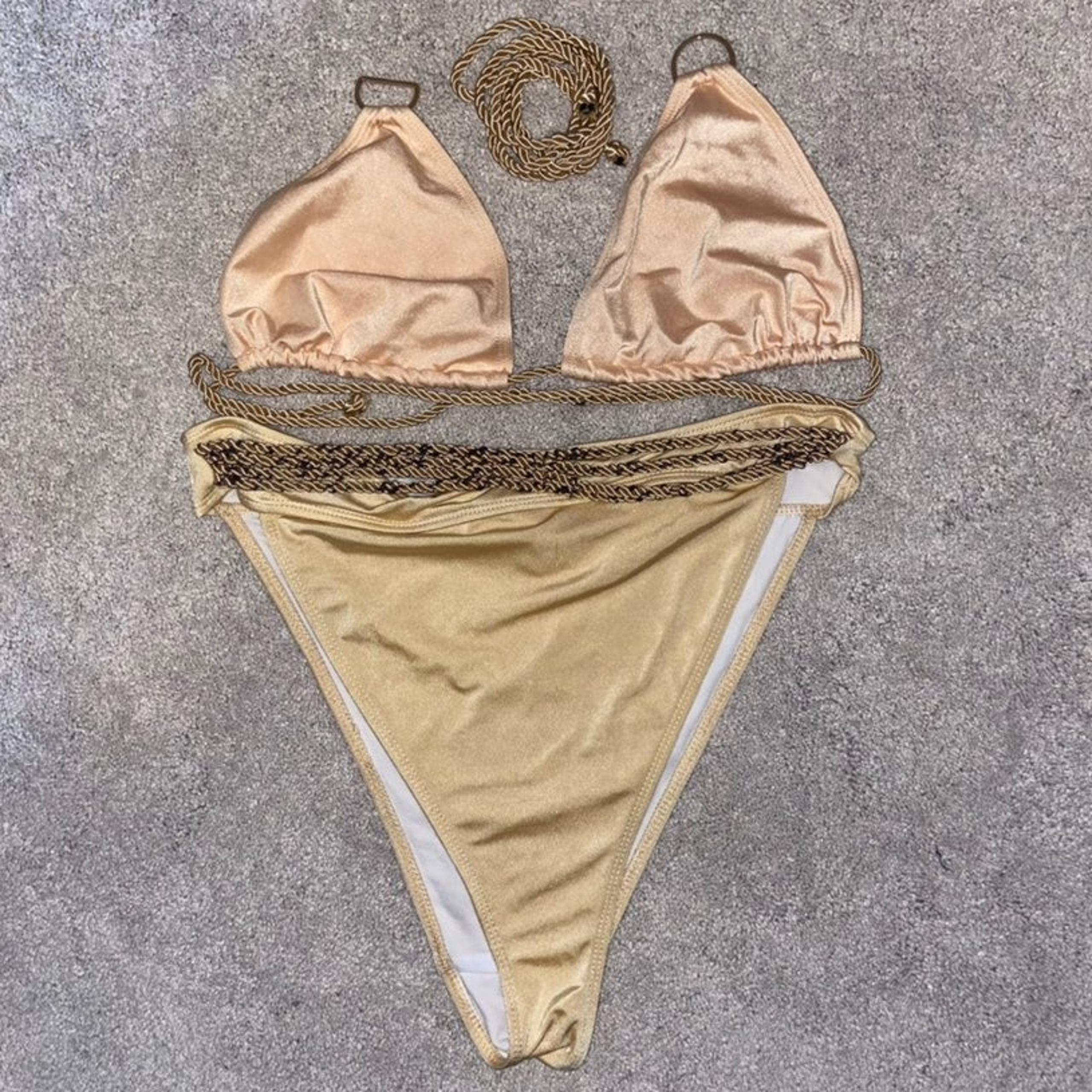 PLT Gold Rope High Waisted Bikini