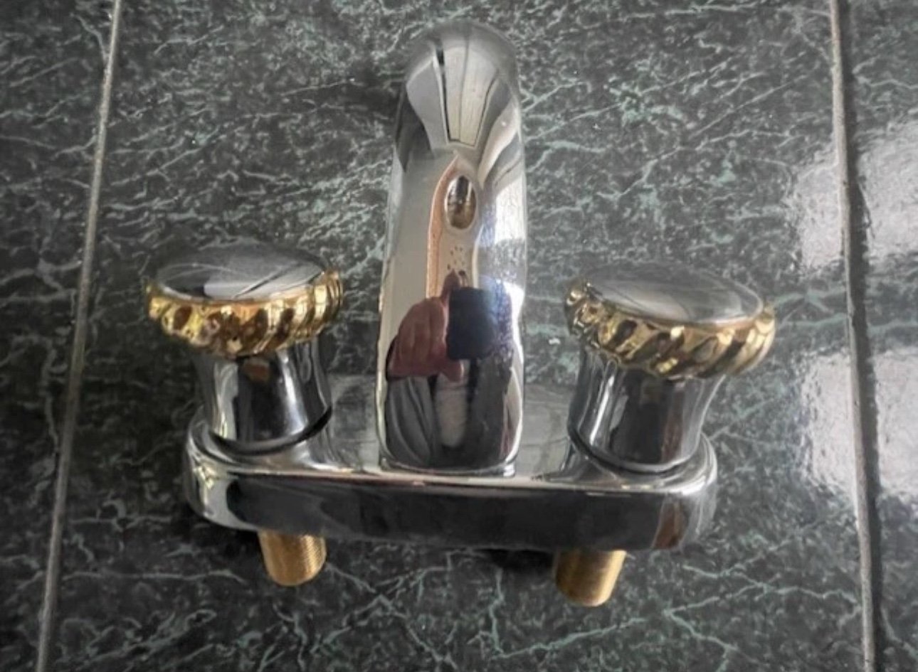 Ambassador Gold Standard Eurodesign Bath Faucet 18 K Gold Plated